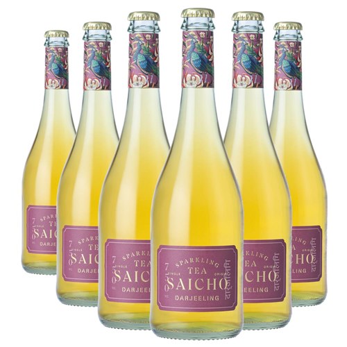 Crate of 6 Saicho Darjeeling Sparkling Tea 75cl